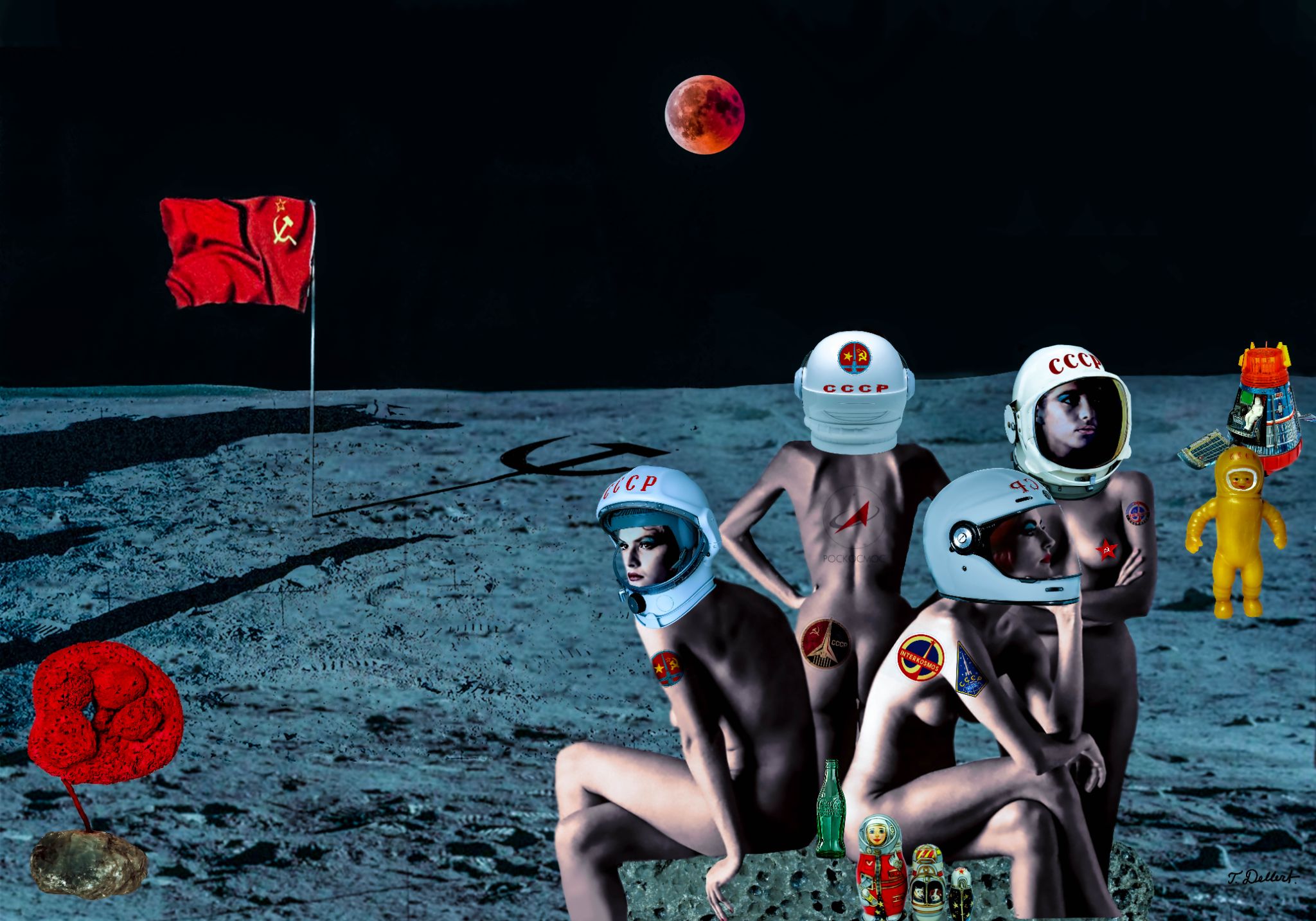 Naked Russian Girls on the moon  copy 2